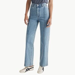 Madewell The Perfect Vintage Wide-Leg Front Seam Jean | Sz 28 | Paradelle Wash